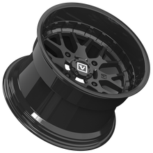 Load image into Gallery viewer, V03 15X10 +00MM 4X137 GLOSS BLACK