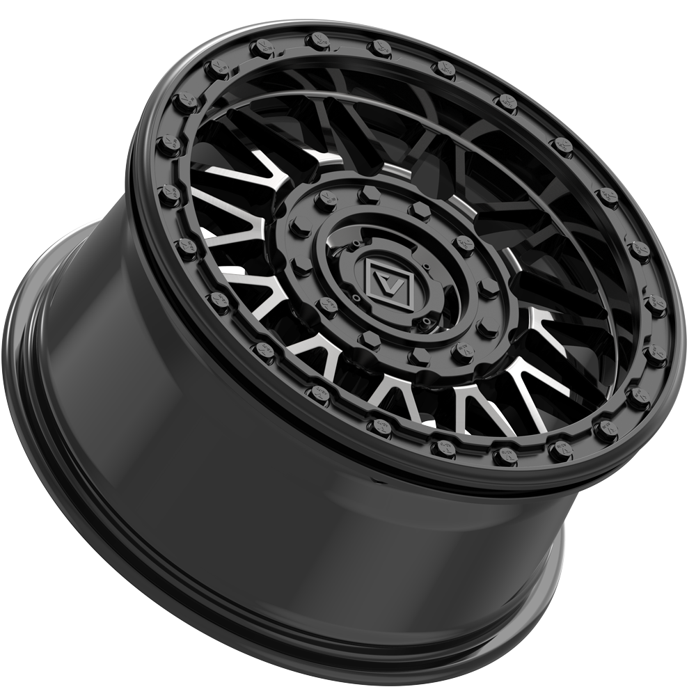 V08 BEADLOCK 15X7 +30MM 4X137/4X156 DARK TINT
