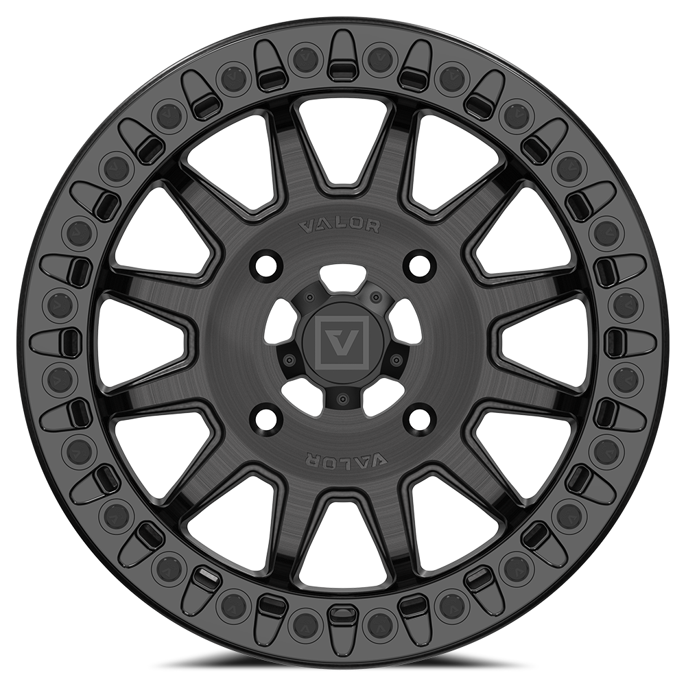 V09 BEADLOCK 15X7 +40 4X156 BRUSHED CHARCOAL