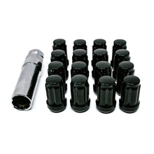 Load image into Gallery viewer, 12X1.25 SPLINE 4 LUG KIT 1.38" BLACK