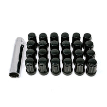 Load image into Gallery viewer, 12X1.50 SPLINE 6 LUG KIT 1.38" BLACK