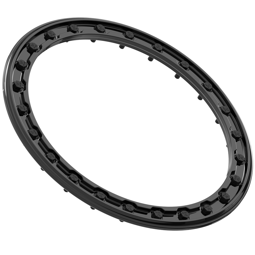 15" VBR20 BEADLOCK RING - GLOSS BLACK