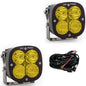 XL Pro LED Auxiliary Light Pod Pair Driving Combo Amber