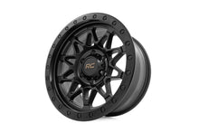 Load image into Gallery viewer, Rough Country 78 Series Wheel | Simulated Beadlock | Black | 18x9 | 6x135 | 0mm