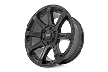 Load image into Gallery viewer, Rough Country 81 Series Wheel | One-Piece | Semi Gloss Black | 20x9 | 6x5.5 | 0mm