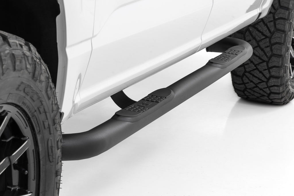 Nerf Steps | 3-Inch Tube | Crew Cab | Ford F-150/Lightning/F-250/F-350/Raptor (15-26)