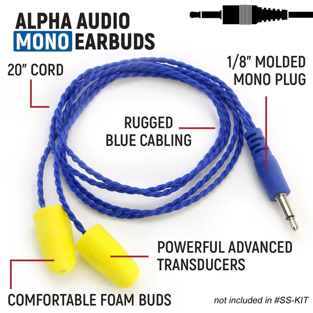 RUGGED Wired Driver Only Communication Kit with RDH16 Radio - Kit with Earbuds