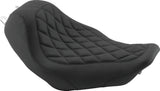 Mustang 04-21 Honda VT750 Aero Wide Touring 2PC Seat w/Driver Backrest - Black
