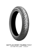 Bridgestone  Battlax Sport Touring T33F Tire - 120/70ZR18 M/C 59W TL Front