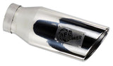 aFe Power MACH Force-Xp 5in In x 6in Out x 15in L Bolt-On 409 SS Exhaust Tip - Black
