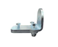Load image into Gallery viewer, WHIP L BRACKET MOUNT WITH 3 HOLES - BLACK POWDER COATING