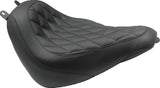 Mustang 00-15 Harley Softail Standard Rear Tire Wide Touring Passenger Seat w/Studs - Black