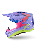 S-M10 Jett Lawrence R01 Helmet Purp/Pnk Fluo/Ylw Fluo Gls 2x