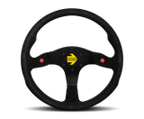 Momo MOD80 Steering Wheel 350 mm - Black Suede/Black Spokes