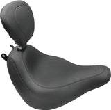 Mustang 18-19 Honda Gold Wing GL1800 Standard Touring 1PC Seat w/ Driver Backrest - Black