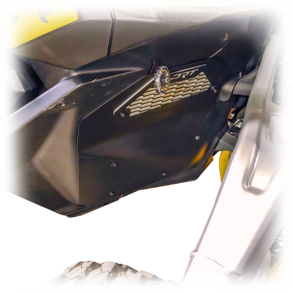 DRT Motorsports Can Am Maverick R Front Aluminum Rock Guard Kit - Image 9