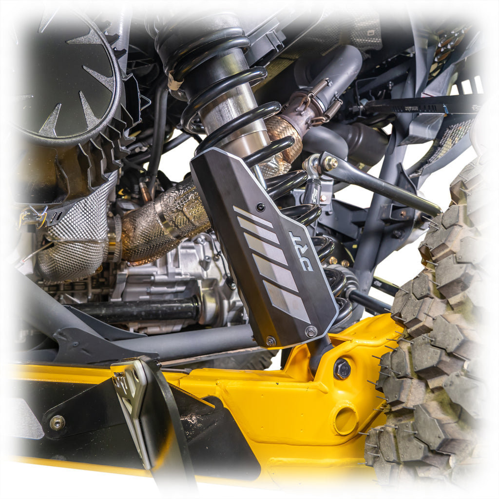 DRT Motorsports CanAm X3 / Maverick R Rear Aluminum Shock Guards - Image 4