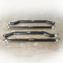 Load image into Gallery viewer, DRT Motorsports Pro R / Turbo R Billet Aluminum High Clearance Radius Rod Set, Black