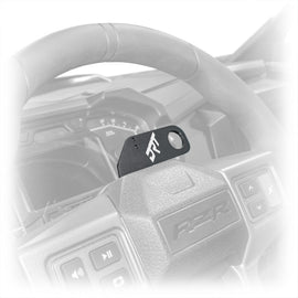 DRT Motorsports Polaris 2020+ Steering  Wheel Single Push-To-Talk Plate - Image 2