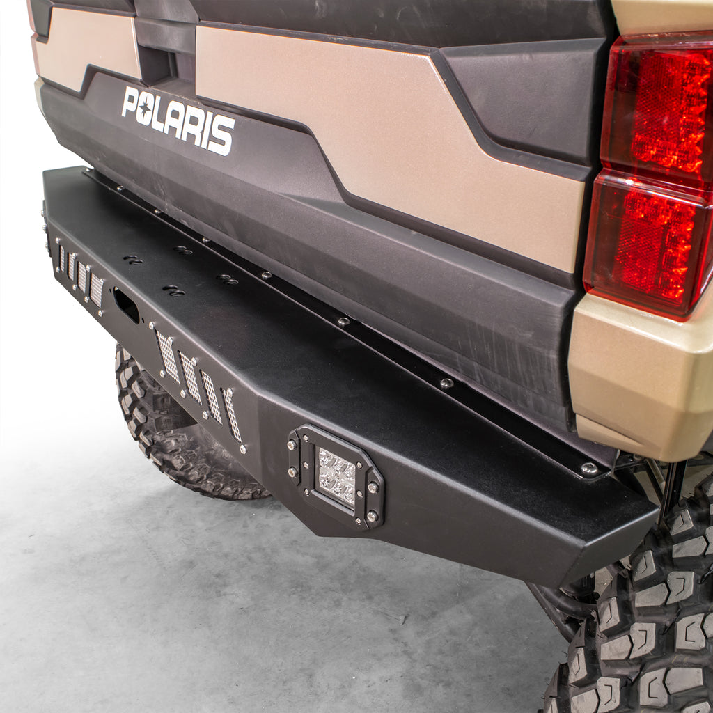 DRT Polaris 2019-2024 Ranger XP 1000 All Models Rear Winch Bumper W/ LED - Image 5