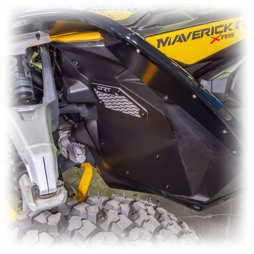 DRT Motorsports Can Am Maverick R Front Aluminum Rock Guard Kit - Image 7