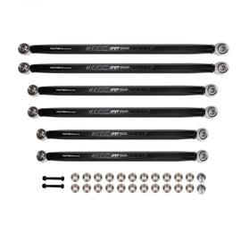 DRT Motorsports Can Am Maverick R 7075 XD Hex Bar Radius Rod Set, Black