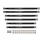 DRT Motorsports Can Am Maverick R 7075 XD Hex Bar Radius Rod Set, Black