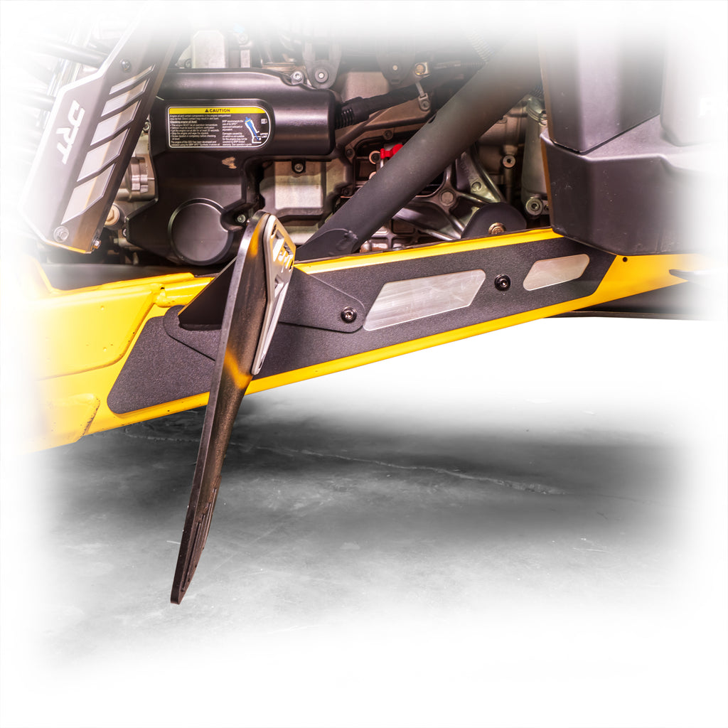 DRT Motorsports Can Am Maverick R Billet Rear Aluminum Mud/Rock Guard Kit - Image 3