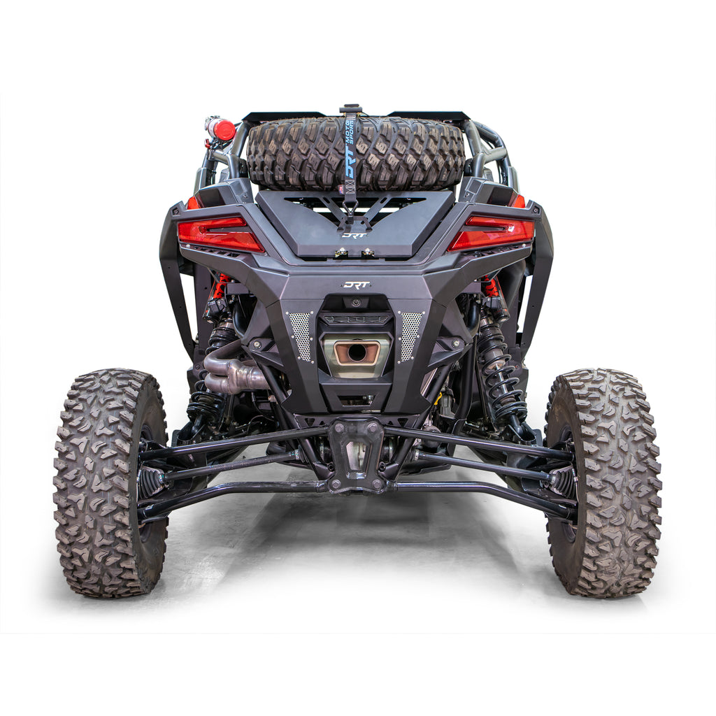 DRT Motorsports Polaris Pro R 2022+ Rear Bumper - Black - Image 3