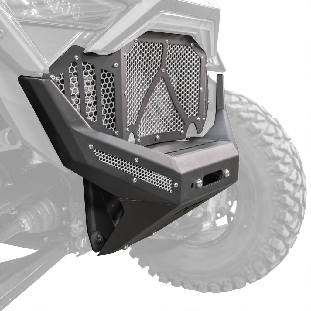 DRT Motorsports Polaris Pro R / Turbo R 2022-2024 Front Winch Bumper - Black - Image 7