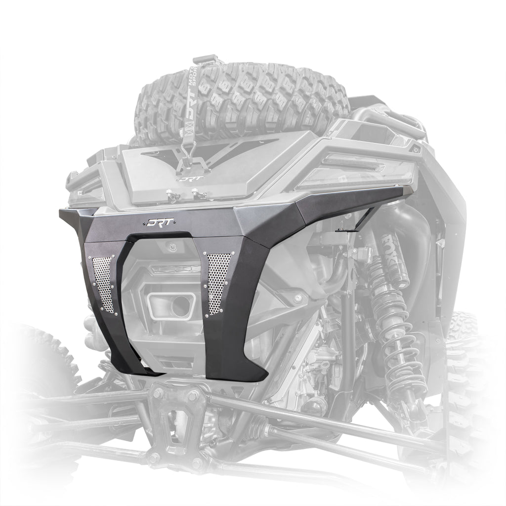 DRT Motorsports Polaris Pro R 2022+ Rear Bumper - Black - Image 5