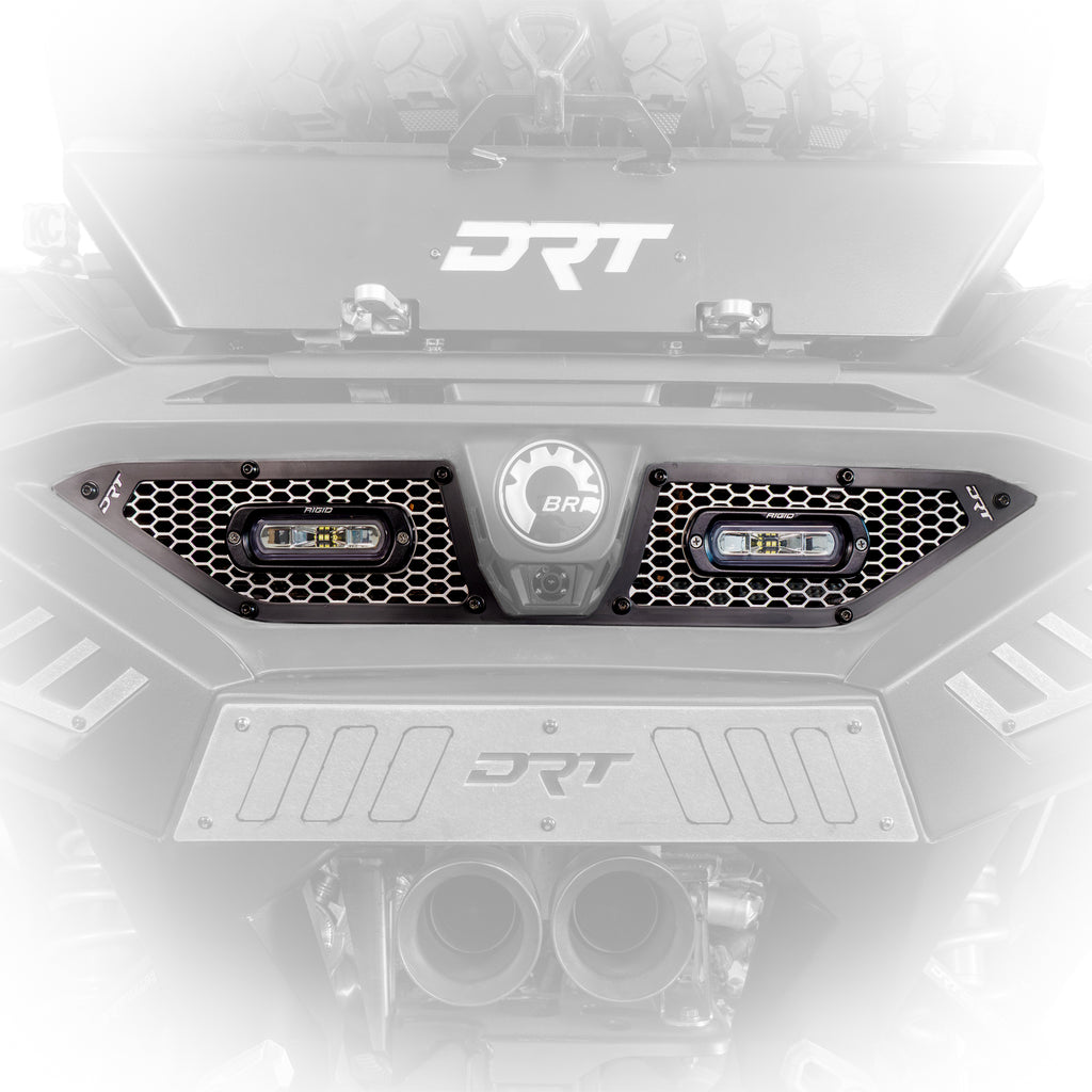 DRT Motorsports Can Am Maverick R Rear Fascia Chase Light Kit - KC HiLiTES Flex ERA 1 Series - Image 4