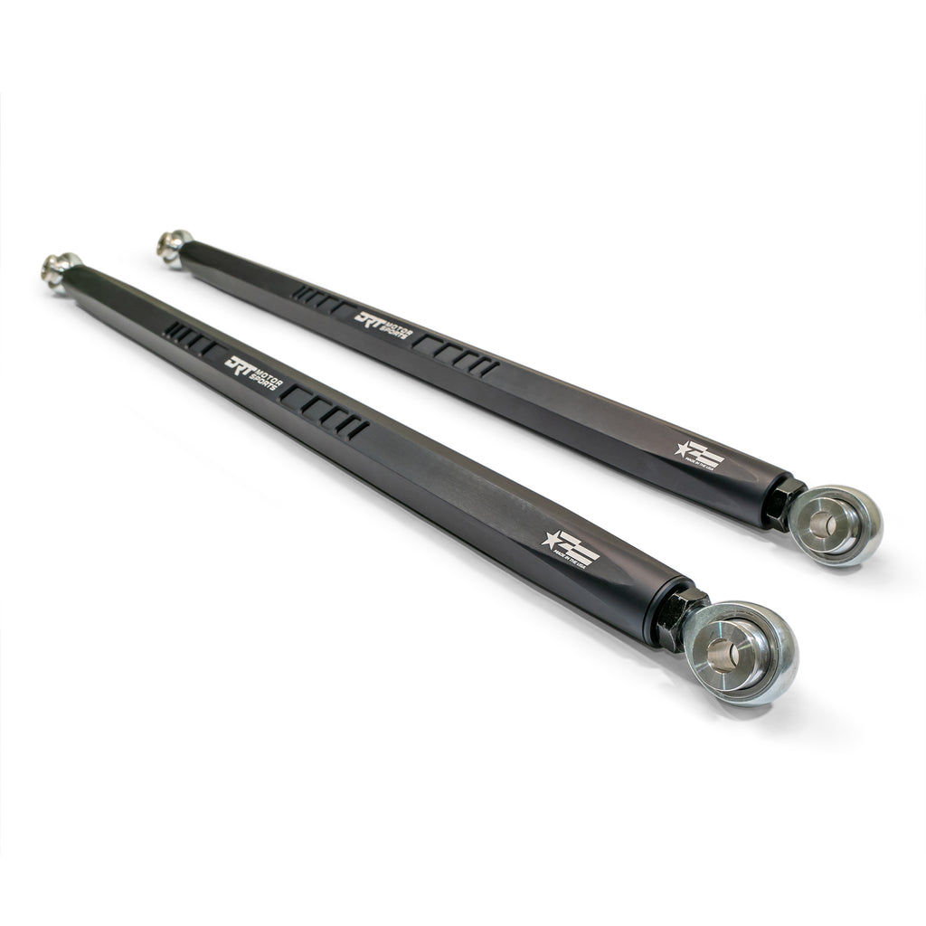 DRT Motorsports Straight Hex Bar Radius Rod Set, Black - Polaris Pro/Turbo R Platform - Image 6
