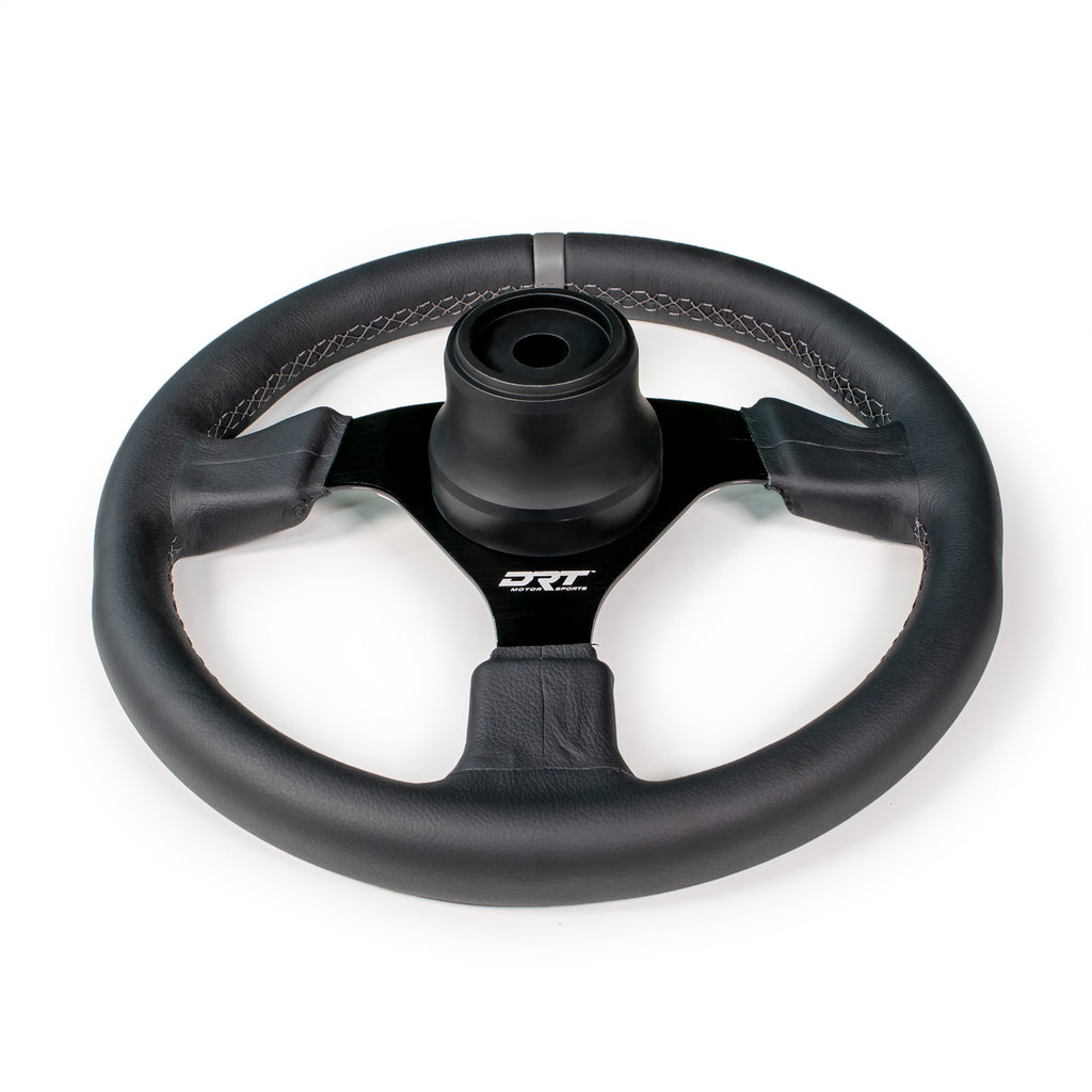 DRT Motorsports 330mm Round Steering Wheel - Suede - Image 4
