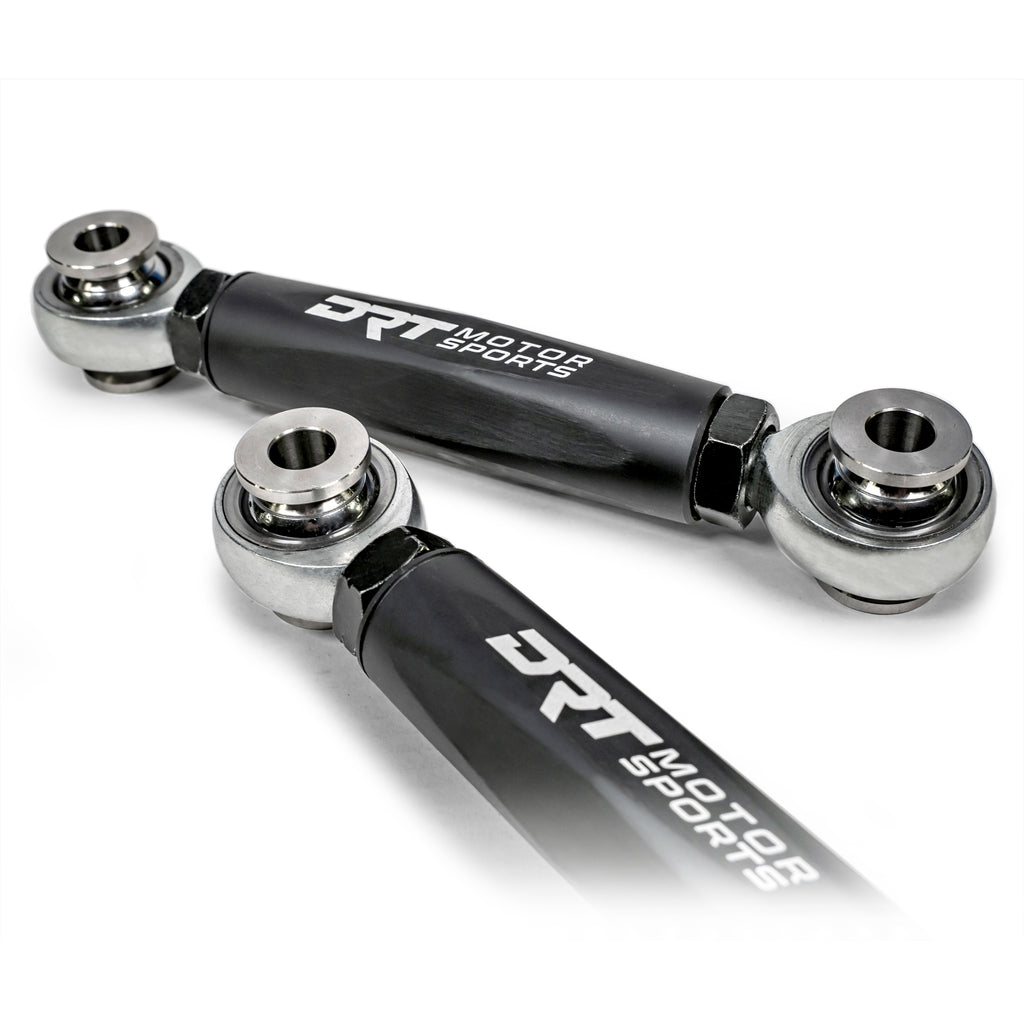 DRT Motorsports Can Am Maverick R Hex Bar Radius Rod Set, Black - Image 3