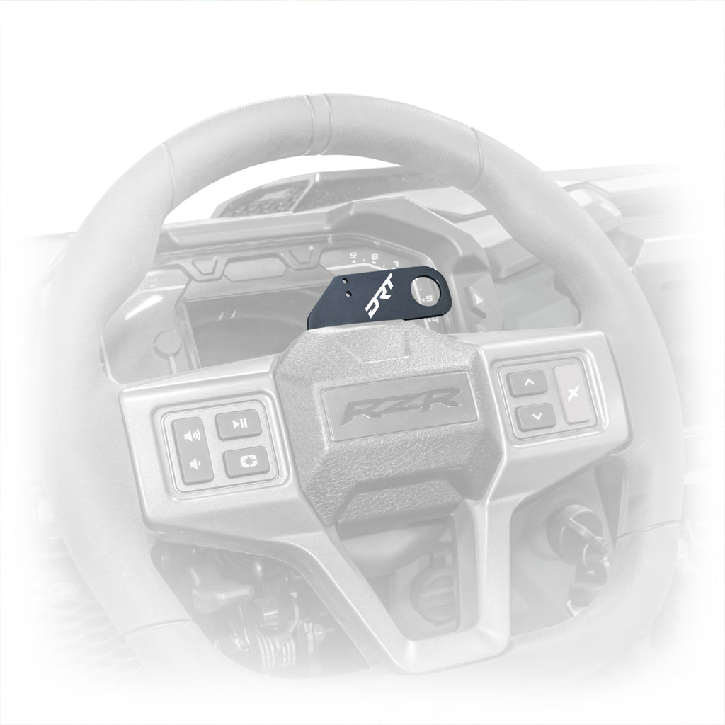 DRT Motorsports Polaris 2020+ Steering  Wheel Single Push-To-Talk Plate