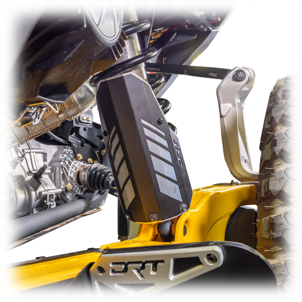 DRT Motorsports CanAm X3 / Maverick R Rear Aluminum Shock Guards - Image 7