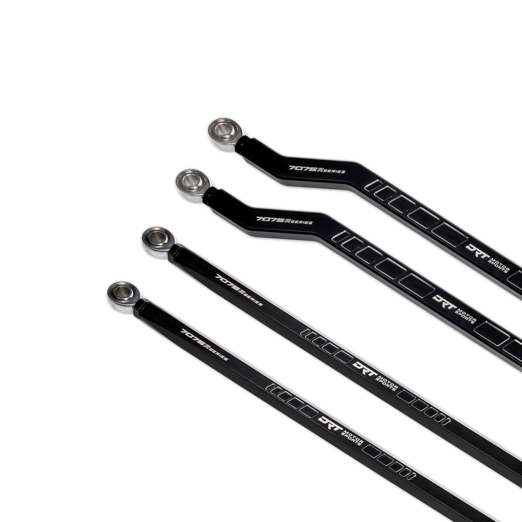DRT Motorsports Pro R / Turbo R Billet Aluminum 7075 XD High Clearance Radius Rod Set, Black - Image 3