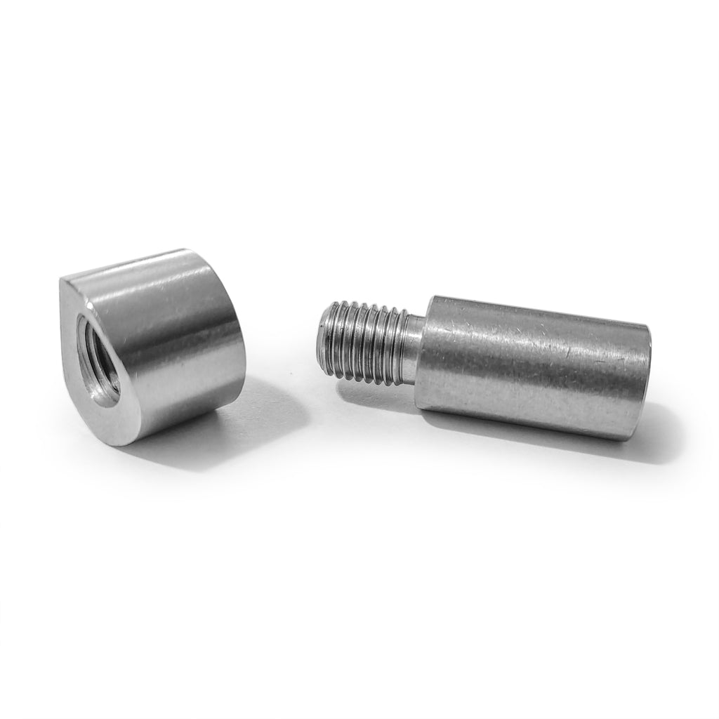 DRT Motorsports M10x1.25P Coped Steel Weld Bung (2 PACK) - Image 6