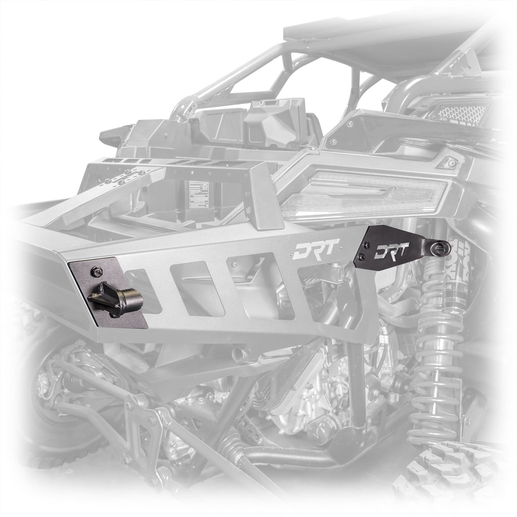 DRT Motorsports Polaris Pro R Desert Runner Fixed Tire Carrier AGM Electric Jack holder kit - Image 3