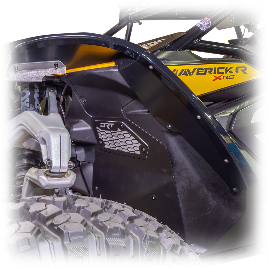 DRT Motorsports Can Am Maverick R Front Aluminum Rock Guard Kit - Image 5