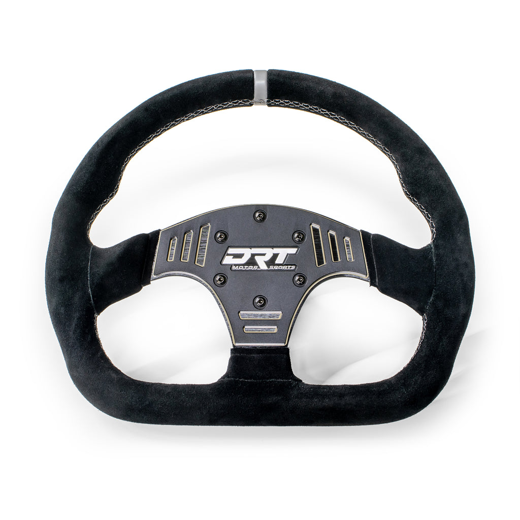 DRT Motorsports 330mm D-Shape Steering Wheel - Suede - Image 2