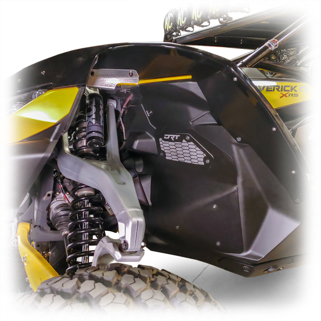 DRT Motorsports Can Am Maverick R Front Aluminum Rock Guard Kit - Image 8