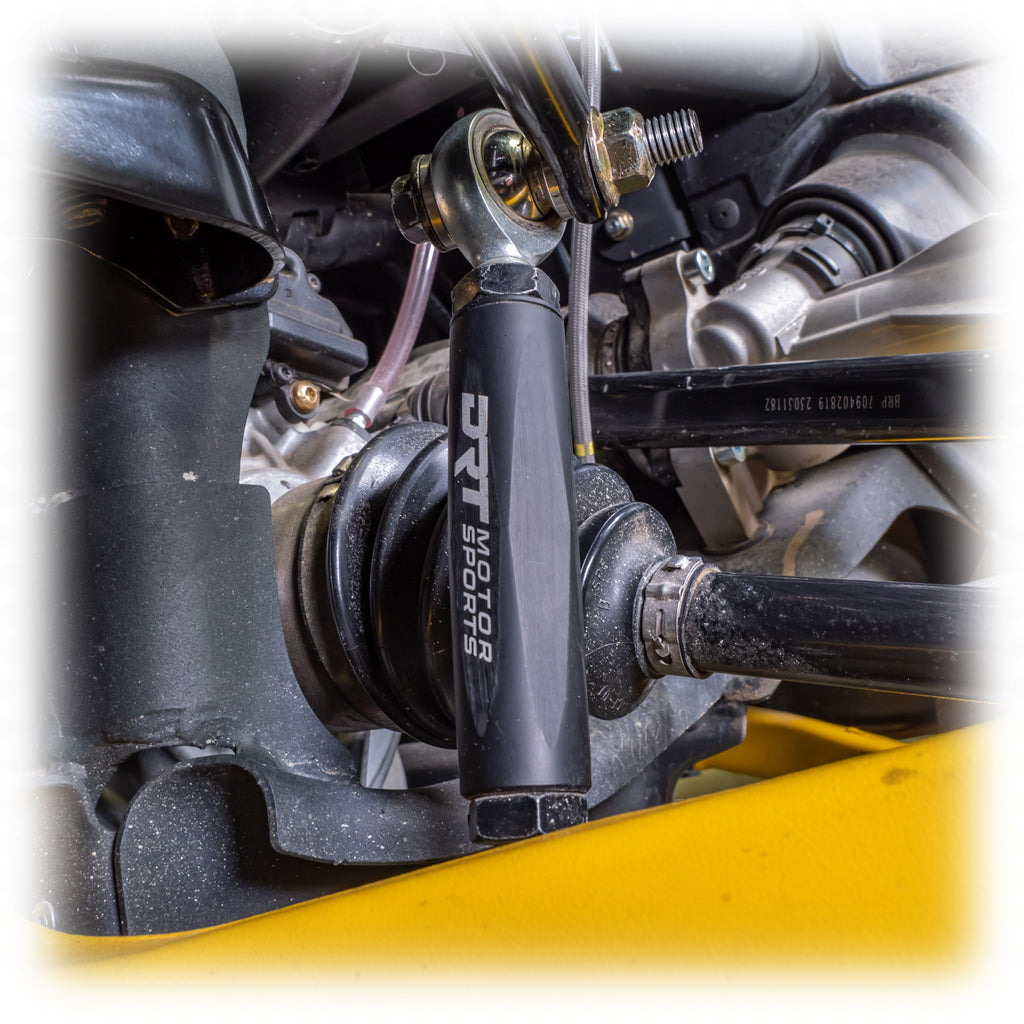DRT Motorsports Can Am Maverick R Hex Bar Radius Rod Set, Black - Image 4