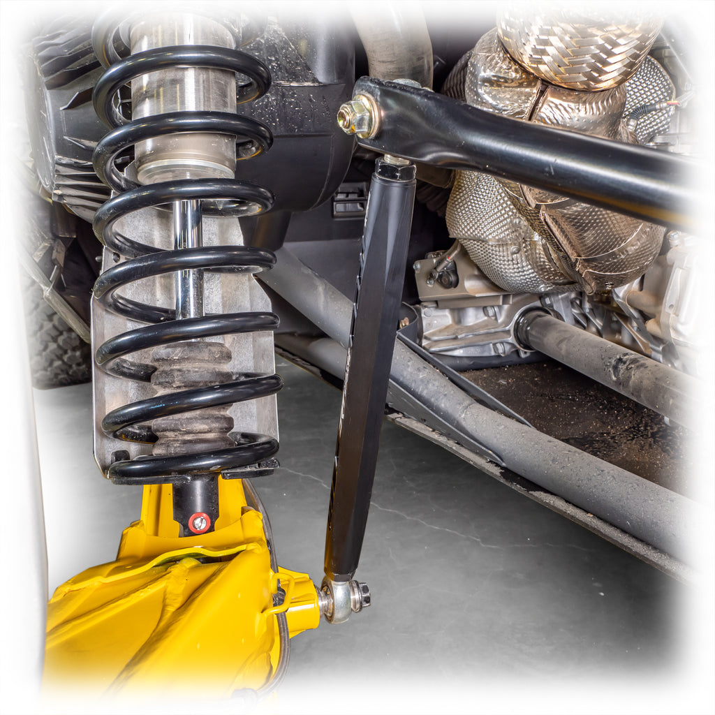 DRT Motorsports Can Am Maverick R Hex Rear Sway Bar Link Set, Black - Image 7