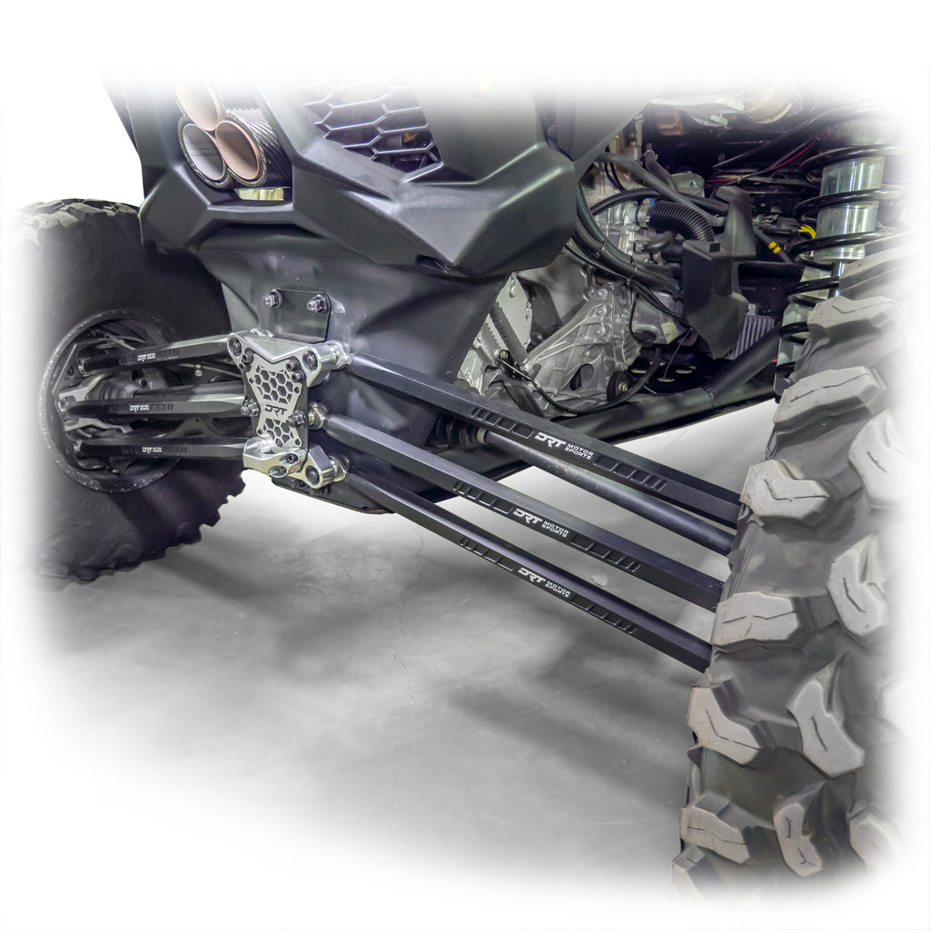 DRT Motorsports Billet Aluminum Hex Bar Radius Rod Kit Can Am X3 - 72" - Image 2