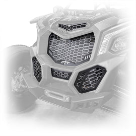 DRT Motorsports Can Am Maverick X3 V2-Grill Kit (5pc), Black