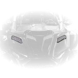 DRT Motorsports Polaris 2025+ RZR Pro XP/Pro S /Pro R Billet Aluminum Front Fender Intake Mesh Kit - Black - Image 2