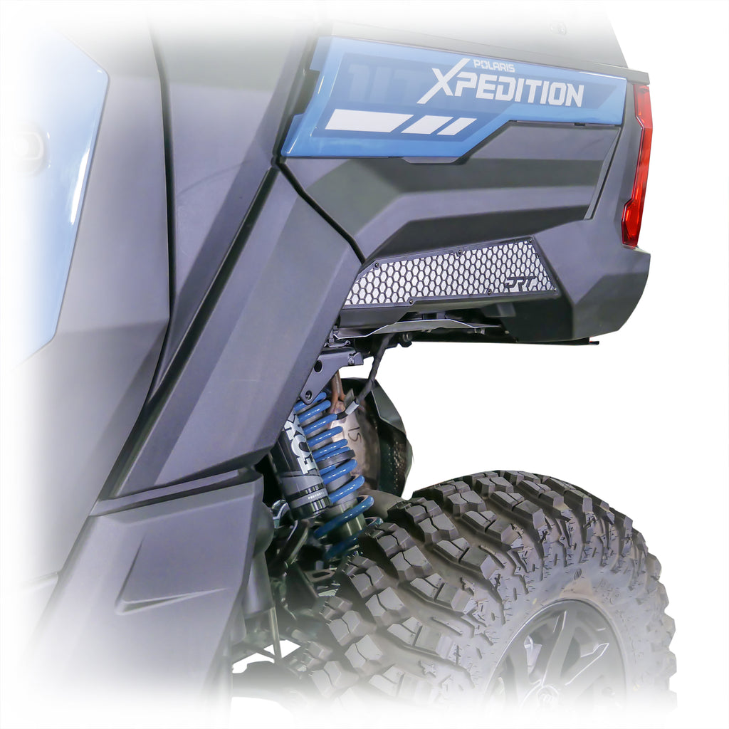 DRT Motorsports Polaris XPEDITION Rear Fender Mesh Set (Black/Raw) - Image 3