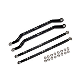 DRT Motorsports Pro R / Turbo R Billet Aluminum 7075 XD High Clearance Radius Rod Set, Black - Image 2